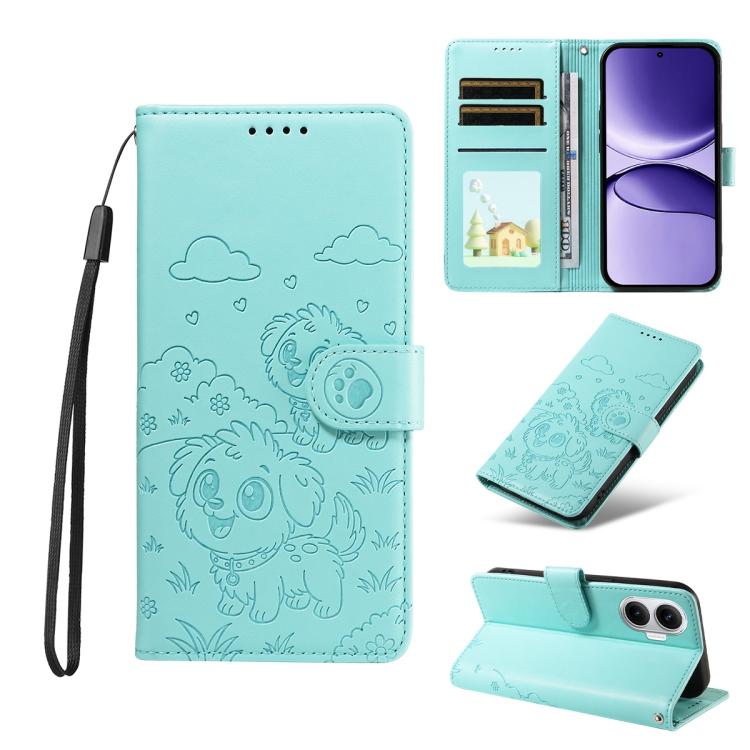 Embossed Heart Dog RFID Blocking Wallet Leather Phone Case, For Redmi 15a Global, For Redmi Note 15 Pro+ 5G Global 163.3mm, For Redmi Note 15 4G / 5G Global 164mm, For Redmi K90 Pro Max / Poco F8 Ultra, For Redmi Note 15 Pro 4G Global 163.2mm          ...