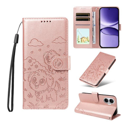 Embossed Heart Dog RFID Blocking Wallet Leather Phone Case, For Redmi 15a Global, For Redmi Note 15 Pro+ 5G Global 163.3mm, For Redmi Note 15 4G / 5G Global 164mm, For Redmi K90 Pro Max / Poco F8 Ultra, For Redmi Note 15 Pro 4G Global 163.2mm          ...