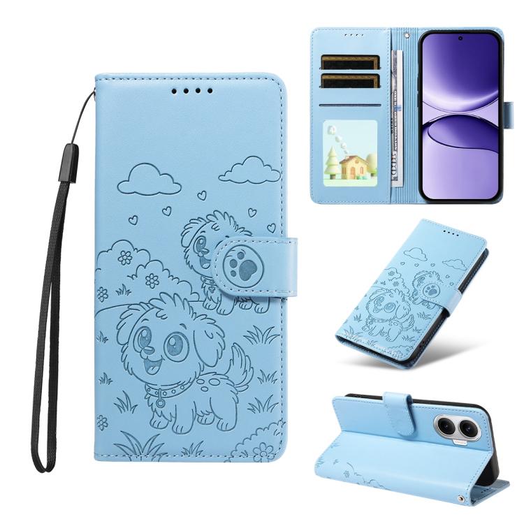 Embossed Heart Dog RFID Blocking Wallet Leather Phone Case, For Redmi 15a Global, For Redmi Note 15 Pro+ 5G Global 163.3mm, For Redmi Note 15 4G / 5G Global 164mm, For Redmi K90 Pro Max / Poco F8 Ultra, For Redmi Note 15 Pro 4G Global 163.2mm          ...