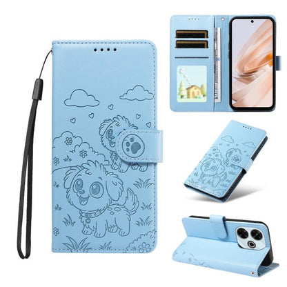 Embossed Heart Dog RFID Blocking Wallet Leather Phone Case, For Redmi 15a Global, For Redmi Note 15 Pro+ 5G Global 163.3mm, For Redmi Note 15 4G / 5G Global 164mm, For Redmi K90 Pro Max / Poco F8 Ultra, For Redmi Note 15 Pro 4G Global 163.2mm          ...