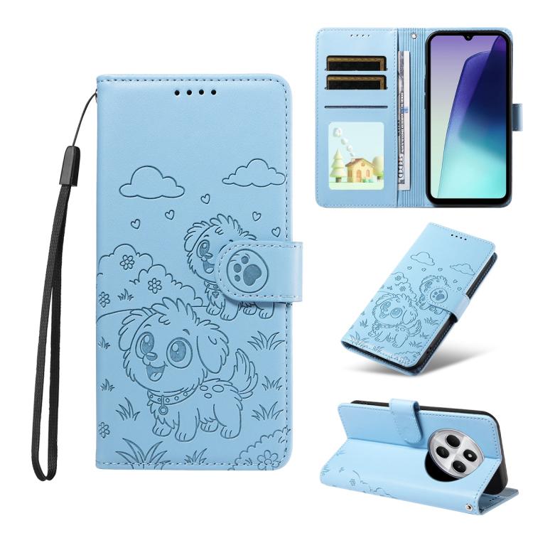 Embossed Heart Dog RFID Blocking Wallet Leather Phone Case, For Redmi K80 Pro / Poco F7 Ultra, For Redmi K80 / Poco F7 Pro, For Redmi 14C 4G / 5G / 14R / A4, For Redmi Note 14 4G 164.84mm, For Redmi Note 14 Pro+ 5G / 14 Pro 4G                          ...