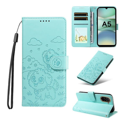 Embossed Heart Dog RFID Blocking Wallet Leather Phone Case, For Redmi 15a Global, For Redmi Note 15 Pro+ 5G Global 163.3mm, For Redmi Note 15 4G / 5G Global 164mm, For Redmi K90 Pro Max / Poco F8 Ultra, For Redmi Note 15 Pro 4G Global 163.2mm          ...