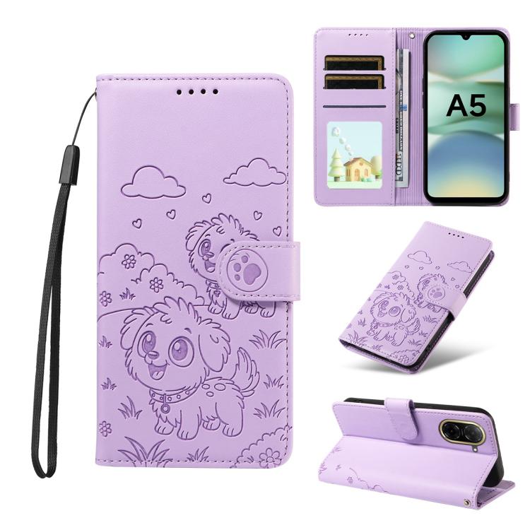 Embossed Heart Dog RFID Blocking Wallet Leather Phone Case, For Redmi 15a Global, For Redmi Note 15 Pro+ 5G Global 163.3mm, For Redmi Note 15 4G / 5G Global 164mm, For Redmi K90 Pro Max / Poco F8 Ultra, For Redmi Note 15 Pro 4G Global 163.2mm          ...