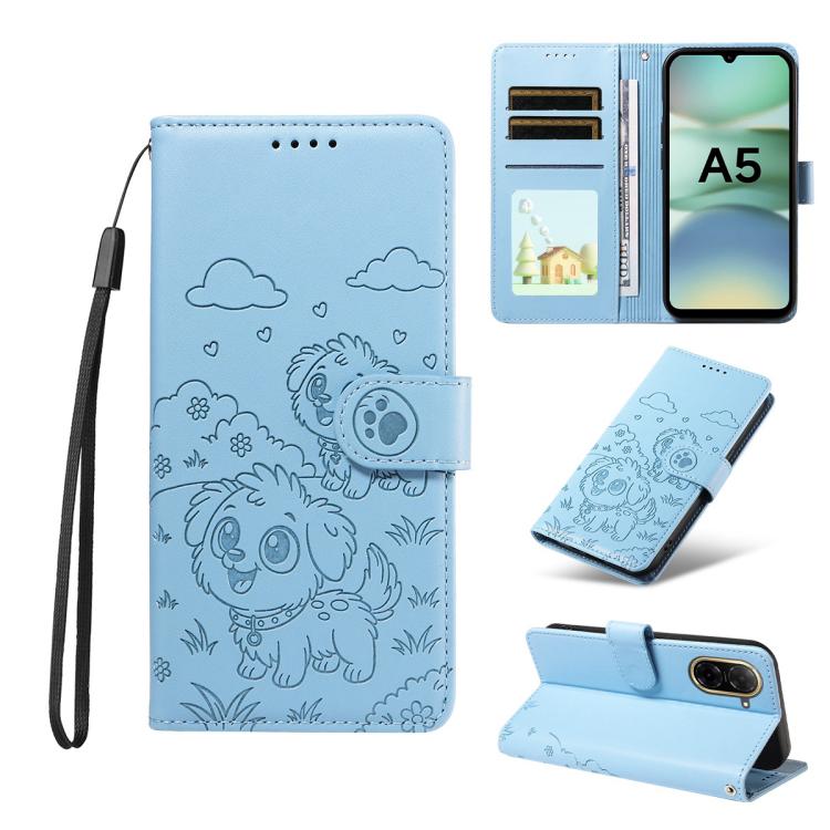 Embossed Heart Dog RFID Blocking Wallet Leather Phone Case, For Redmi 15a Global, For Redmi Note 15 Pro+ 5G Global 163.3mm, For Redmi Note 15 4G / 5G Global 164mm, For Redmi K90 Pro Max / Poco F8 Ultra, For Redmi Note 15 Pro 4G Global 163.2mm          ...