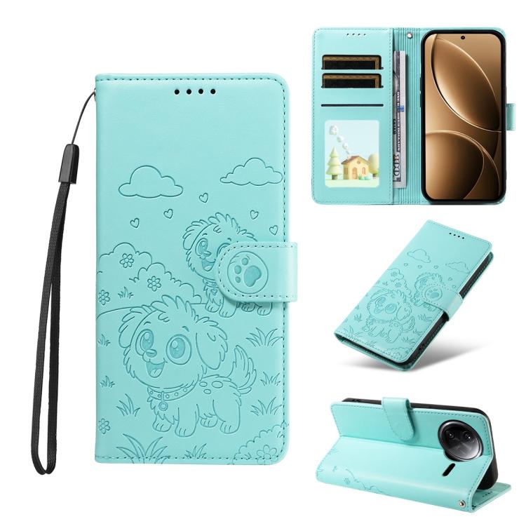 Embossed Heart Dog RFID Blocking Wallet Leather Phone Case, For Redmi K80 Pro / Poco F7 Ultra, For Redmi K80 / Poco F7 Pro, For Redmi 14C 4G / 5G / 14R / A4, For Redmi Note 14 4G 164.84mm, For Redmi Note 14 Pro+ 5G / 14 Pro 4G                          ...