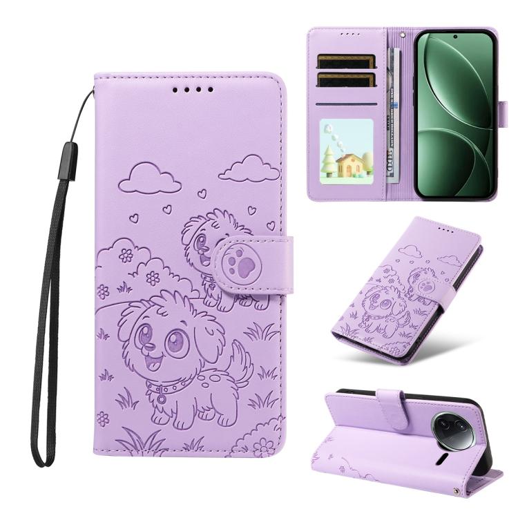 Embossed Heart Dog RFID Blocking Wallet Leather Phone Case, For Redmi K80 Pro / Poco F7 Ultra, For Redmi K80 / Poco F7 Pro, For Redmi 14C 4G / 5G / 14R / A4, For Redmi Note 14 4G 164.84mm, For Redmi Note 14 Pro+ 5G / 14 Pro 4G                          ...