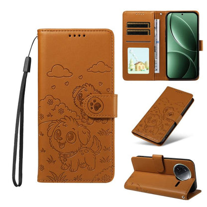 Embossed Heart Dog RFID Blocking Wallet Leather Phone Case, For Redmi K80 Pro / Poco F7 Ultra, For Redmi K80 / Poco F7 Pro, For Redmi 14C 4G / 5G / 14R / A4, For Redmi Note 14 4G 164.84mm, For Redmi Note 14 Pro+ 5G / 14 Pro 4G                          ...