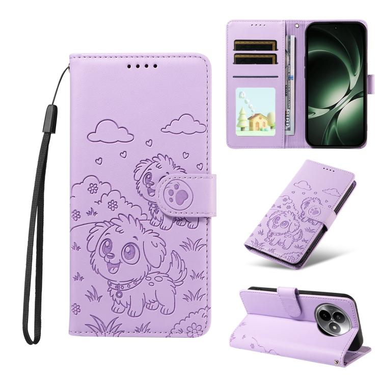 Embossed Heart Dog RFID Blocking Wallet Leather Phone Case, For Redmi 15a Global, For Redmi Note 15 Pro+ 5G Global 163.3mm, For Redmi Note 15 4G / 5G Global 164mm, For Redmi K90 Pro Max / Poco F8 Ultra, For Redmi Note 15 Pro 4G Global 163.2mm          ...
