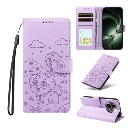 Embossed Heart Dog RFID Blocking Wallet Leather Phone Case, For Redmi 15a Global, For Redmi Note 15 Pro+ 5G Global 163.3mm, For Redmi Note 15 4G / 5G Global 164mm, For Redmi K90 Pro Max / Poco F8 Ultra, For Redmi Note 15 Pro 4G Global 163.2mm          ...