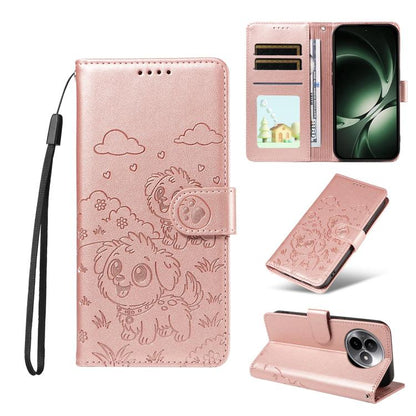 Embossed Heart Dog RFID Blocking Wallet Leather Phone Case, For Redmi 15a Global, For Redmi Note 15 Pro+ 5G Global 163.3mm, For Redmi Note 15 4G / 5G Global 164mm, For Redmi K90 Pro Max / Poco F8 Ultra, For Redmi Note 15 Pro 4G Global 163.2mm          ...