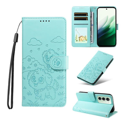 Embossed Heart Dog RFID Blocking Wallet Leather Phone Case, For Redmi 15a Global, For Redmi Note 15 Pro+ 5G Global 163.3mm, For Redmi Note 15 4G / 5G Global 164mm, For Redmi K90 Pro Max / Poco F8 Ultra, For Redmi Note 15 Pro 4G Global 163.2mm          ...