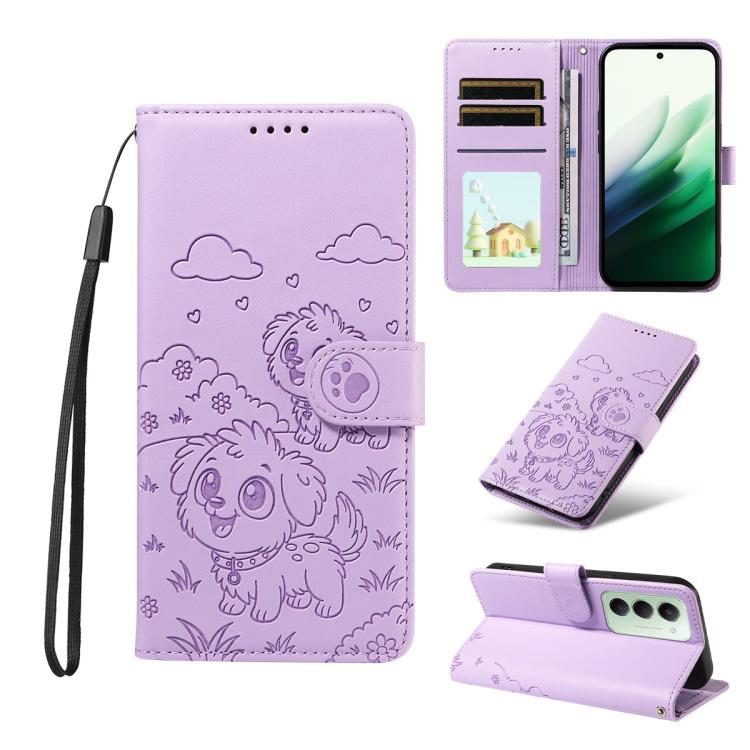 Embossed Heart Dog RFID Blocking Wallet Leather Phone Case, For Redmi 15a Global, For Redmi Note 15 Pro+ 5G Global 163.3mm, For Redmi Note 15 4G / 5G Global 164mm, For Redmi K90 Pro Max / Poco F8 Ultra, For Redmi Note 15 Pro 4G Global 163.2mm          ...