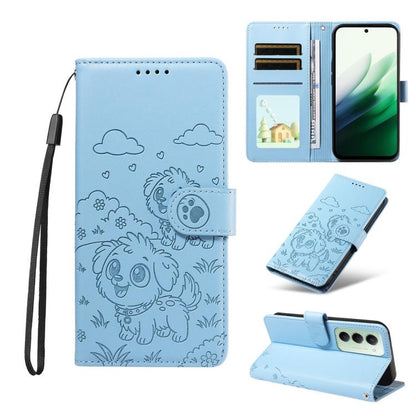 Embossed Heart Dog RFID Blocking Wallet Leather Phone Case, For Redmi 15a Global, For Redmi Note 15 Pro+ 5G Global 163.3mm, For Redmi Note 15 4G / 5G Global 164mm, For Redmi K90 Pro Max / Poco F8 Ultra, For Redmi Note 15 Pro 4G Global 163.2mm          ...
