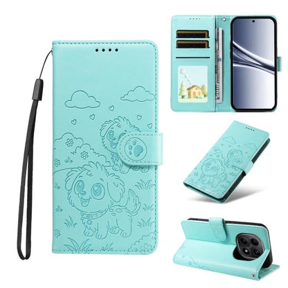 Embossed Heart Dog RFID Blocking Wallet Leather Phone Case, For Redmi 15a Global, For Redmi Note 15 Pro+ 5G Global 163.3mm, For Redmi Note 15 4G / 5G Global 164mm, For Redmi K90 Pro Max / Poco F8 Ultra, For Redmi Note 15 Pro 4G Global 163.2mm          ...