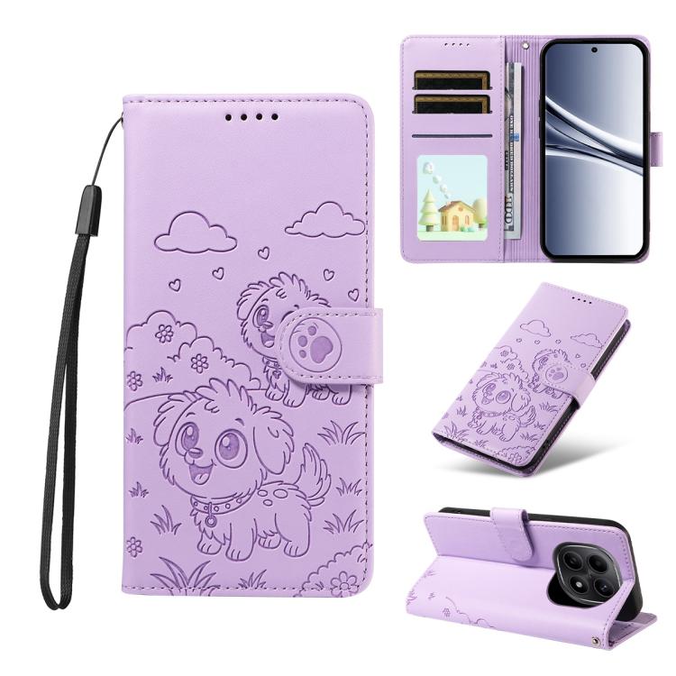 Embossed Heart Dog RFID Blocking Wallet Leather Phone Case, For Redmi 15a Global, For Redmi Note 15 Pro+ 5G Global 163.3mm, For Redmi Note 15 4G / 5G Global 164mm, For Redmi K90 Pro Max / Poco F8 Ultra, For Redmi Note 15 Pro 4G Global 163.2mm          ...