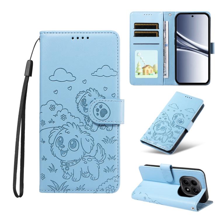 Embossed Heart Dog RFID Blocking Wallet Leather Phone Case, For Redmi 15a Global, For Redmi Note 15 Pro+ 5G Global 163.3mm, For Redmi Note 15 4G / 5G Global 164mm, For Redmi K90 Pro Max / Poco F8 Ultra, For Redmi Note 15 Pro 4G Global 163.2mm          ...