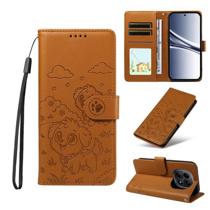 Embossed Heart Dog RFID Blocking Wallet Leather Phone Case, For Redmi 15a Global, For Redmi Note 15 Pro+ 5G Global 163.3mm, For Redmi Note 15 4G / 5G Global 164mm, For Redmi K90 Pro Max / Poco F8 Ultra, For Redmi Note 15 Pro 4G Global 163.2mm          ...