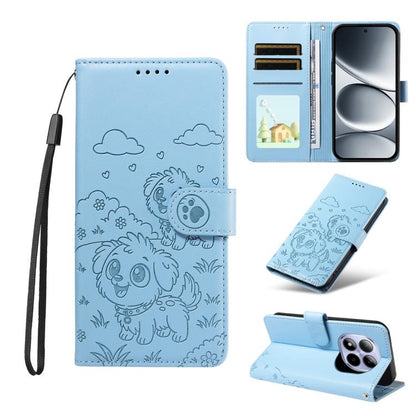 Embossed Heart Dog RFID Blocking Wallet Leather Phone Case, For Redmi 15a Global, For Redmi Note 15 Pro+ 5G Global 163.3mm, For Redmi Note 15 4G / 5G Global 164mm, For Redmi K90 Pro Max / Poco F8 Ultra, For Redmi Note 15 Pro 4G Global 163.2mm          ...
