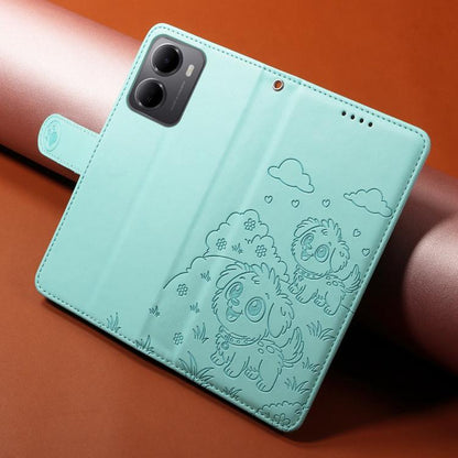 Embossed Heart Dog RFID Blocking Wallet Leather Phone Case, For Redmi 15a Global, For Redmi Note 15 Pro+ 5G Global 163.3mm, For Redmi Note 15 4G / 5G Global 164mm, For Redmi K90 Pro Max / Poco F8 Ultra, For Redmi Note 15 Pro 4G Global 163.2mm          ...