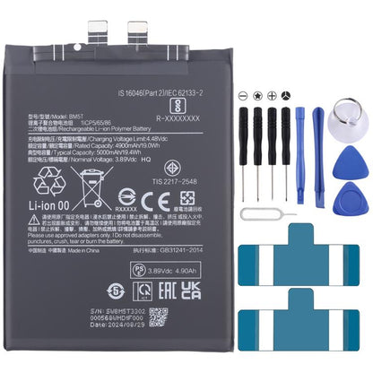 Battery Replacement, For Xiaomi Redmi Turbo 4 K80 / K80 Pro BM69 6550mAh, For Redmi Note 14 Pro+ 5G BM68 6200mAh, For Xiaomi Redmi Note 14 Pro BN5W 5500mAh, For Xiaomi POCO C65 / M6 5G / Redmi 13C BN5Q 5000mAh, For Xiaomi 13T / Poco X6 Pro 5G BM5T 5000...