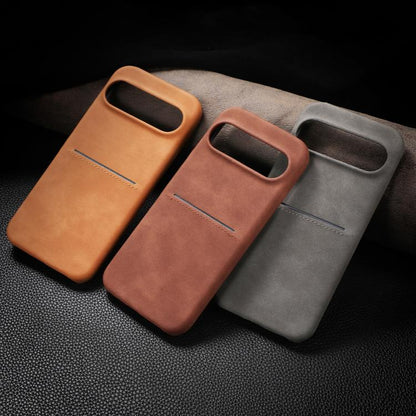 Skin Feel Sheepskin Card Slot Phone Case, For Google Pixel 11 Pro XL, For Google Pixel 11 / Pixel 11 Pro, For Google Pixel 10 Pro XL, For Google Pixel 10 / Pixel 10 Pro, For Google Pixel 9 Pro XL, For Google Pixel 9 / Pixel 9 Pro, For Google Pixel 8a  ...