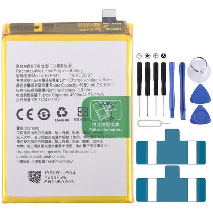Battery Replacement, For OPPO A5 Pro 5G / F29 Pro BLPB63 6000mAh, For OPPO Reno13 Pro BLPB43 5800mAh, For OPPO Reno13 BLPB49 5600mAh, For OPPO K12X PJT110 BLPA69 5500mAh, For OPPO Reno12 Pro BLPA63 5000mAh, For OPPO Reno12 CPH2625 BLPA61 5000mAh       ...