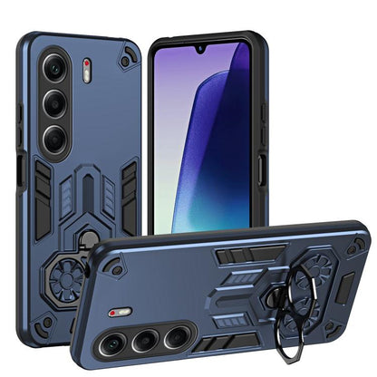 Double-Ring Holder PC Hybrid TPU Phone Case, For Tecno Spark Go 2024 / Pop 8, For Tecno Camon 40 Pro 4G, For Tecno Camon 40 4G, For Tecno Camon 40 Pro 5G, For Tecno Spark Go 1 / Go 2025, For Tecno Spark 30 Pro, For Tecno Spark 30 4G, For Tecno Spark 30...