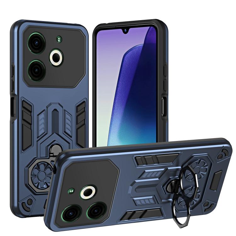 Double-Ring Holder PC Hybrid TPU Phone Case, For Tecno Spark Go 2024 / Pop 8, For Tecno Camon 40 Pro 4G, For Tecno Camon 40 4G, For Tecno Camon 40 Pro 5G, For Tecno Spark Go 1 / Go 2025, For Tecno Spark 30 Pro, For Tecno Spark 30 4G, For Tecno Spark 30...