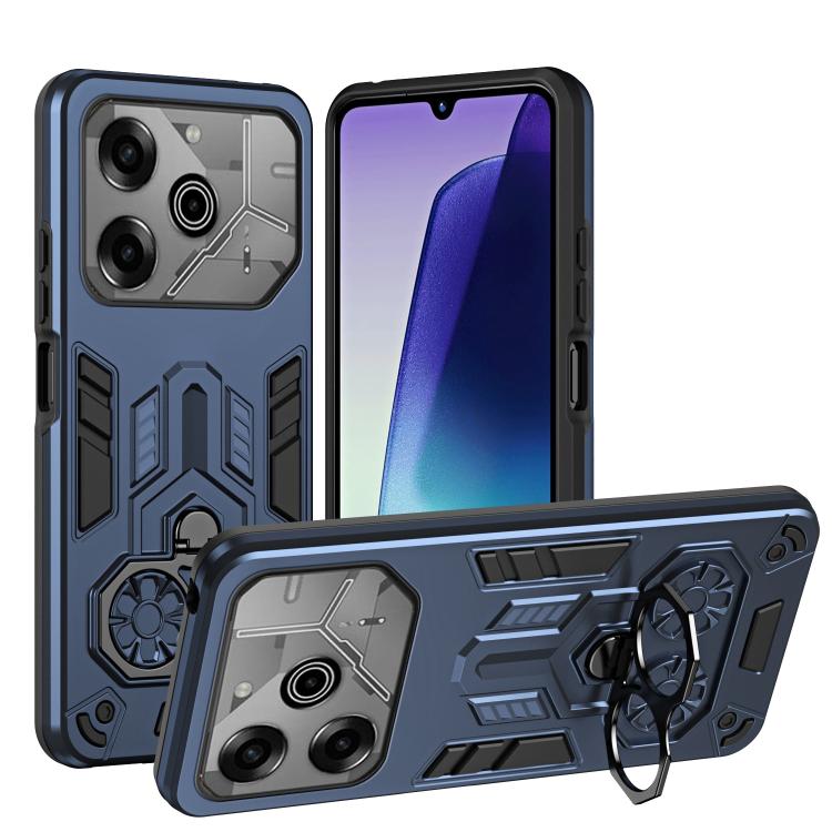 Double-Ring Holder PC Hybrid TPU Phone Case, For Tecno Spark Go 2024 / Pop 8, For Tecno Camon 40 Pro 4G, For Tecno Camon 40 4G, For Tecno Camon 40 Pro 5G, For Tecno Spark Go 1 / Go 2025, For Tecno Spark 30 Pro, For Tecno Spark 30 4G, For Tecno Spark 30...