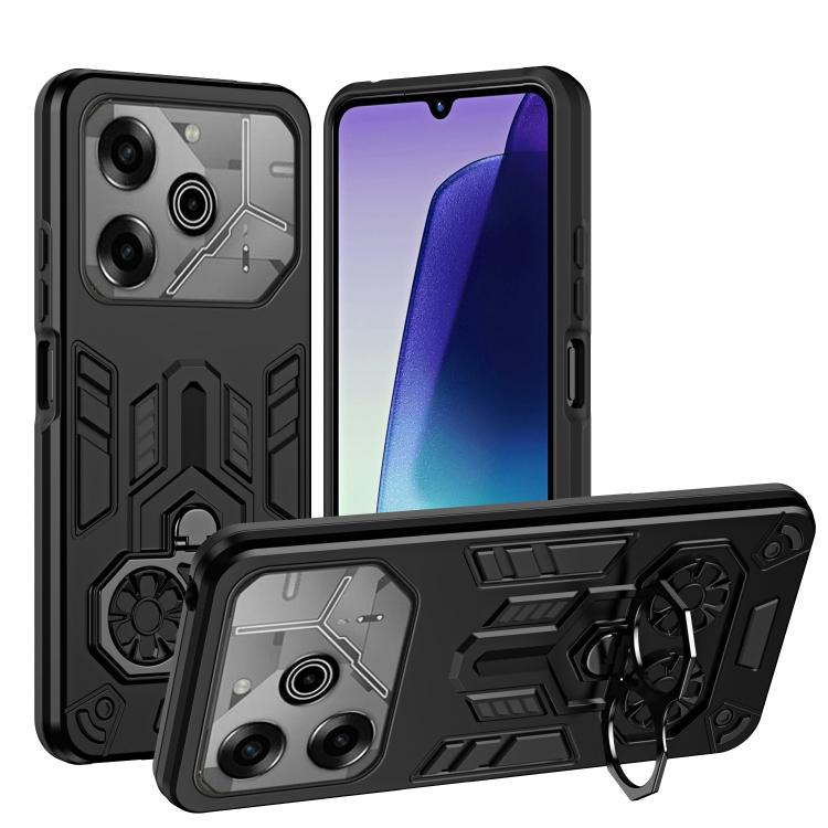 Double-Ring Holder PC Hybrid TPU Phone Case, For Tecno Spark Go 2024 / Pop 8, For Tecno Camon 40 Pro 4G, For Tecno Camon 40 4G, For Tecno Camon 40 Pro 5G, For Tecno Spark Go 1 / Go 2025, For Tecno Spark 30 Pro, For Tecno Spark 30 4G, For Tecno Spark 30...