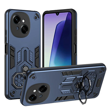 Double-Ring Holder PC Hybrid TPU Phone Case, For Tecno Spark Go 2024 / Pop 8, For Tecno Camon 40 Pro 4G, For Tecno Camon 40 4G, For Tecno Camon 40 Pro 5G, For Tecno Spark Go 1 / Go 2025, For Tecno Spark 30 Pro, For Tecno Spark 30 4G, For Tecno Spark 30...