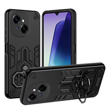 Double-Ring Holder PC Hybrid TPU Phone Case, For Tecno Spark Go 2024 / Pop 8, For Tecno Camon 40 Pro 4G, For Tecno Camon 40 4G, For Tecno Camon 40 Pro 5G, For Tecno Spark Go 1 / Go 2025, For Tecno Spark 30 Pro, For Tecno Spark 30 4G, For Tecno Spark 30...