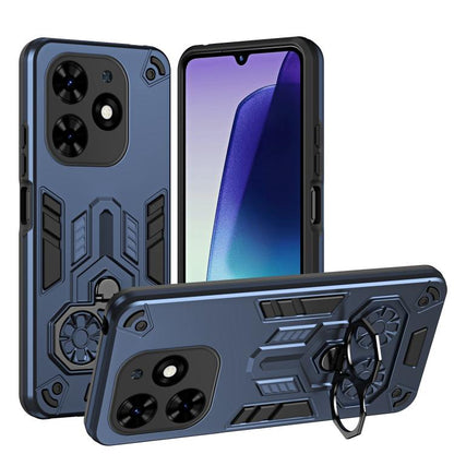 Double-Ring Holder PC Hybrid TPU Phone Case, For Tecno Spark Go 2024 / Pop 8, For Tecno Camon 40 Pro 4G, For Tecno Camon 40 4G, For Tecno Camon 40 Pro 5G, For Tecno Spark Go 1 / Go 2025, For Tecno Spark 30 Pro, For Tecno Spark 30 4G, For Tecno Spark 30...