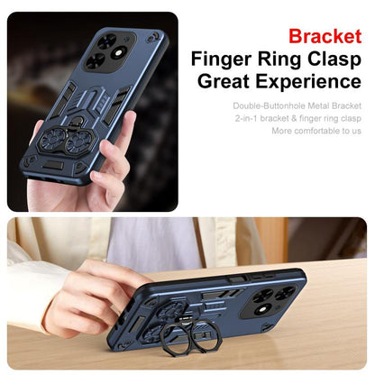 Double-Ring Holder PC Hybrid TPU Phone Case, For Tecno Spark Go 2024 / Pop 8, For Tecno Camon 40 Pro 4G, For Tecno Camon 40 4G, For Tecno Camon 40 Pro 5G, For Tecno Spark Go 1 / Go 2025, For Tecno Spark 30 Pro, For Tecno Spark 30 4G, For Tecno Spark 30...