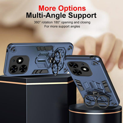 Double-Ring Holder PC Hybrid TPU Phone Case, For Tecno Spark Go 2024 / Pop 8, For Tecno Camon 40 Pro 4G, For Tecno Camon 40 4G, For Tecno Camon 40 Pro 5G, For Tecno Spark Go 1 / Go 2025, For Tecno Spark 30 Pro, For Tecno Spark 30 4G, For Tecno Spark 30...