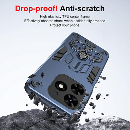 Double-Ring Holder PC Hybrid TPU Phone Case, For Tecno Spark Go 2024 / Pop 8, For Tecno Camon 40 Pro 4G, For Tecno Camon 40 4G, For Tecno Camon 40 Pro 5G, For Tecno Spark Go 1 / Go 2025, For Tecno Spark 30 Pro, For Tecno Spark 30 4G, For Tecno Spark 30...