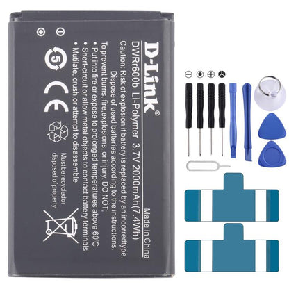 Remplacement de la batterie, Pour D-Link BM600 DWRr600b DWRr600b 2000mAh