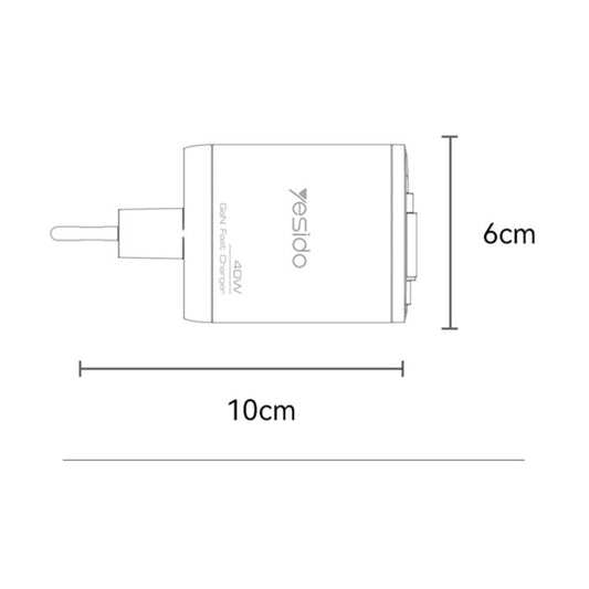 Yesido YC99 40W Fast Charger with Telescopic Type-C Cable, YC99