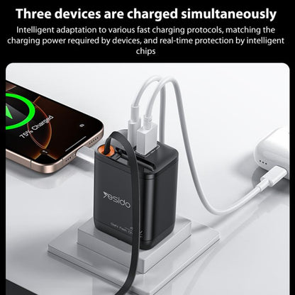 Yesido YC99 40W Fast Charger with Telescopic Type-C Cable, YC99