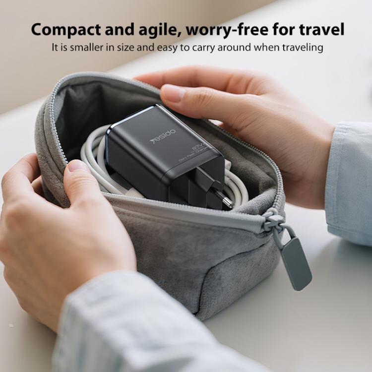 Yesido YC100 67W Fast Charger with Telescopic Type-C Cable, YC100