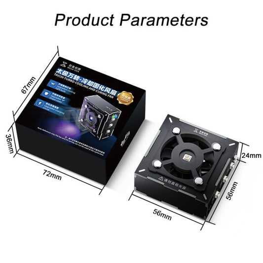Ventilateur de refroidissement à polymérisation UV Mega-Idea 2 en 1 avec réglage à trois vitesses