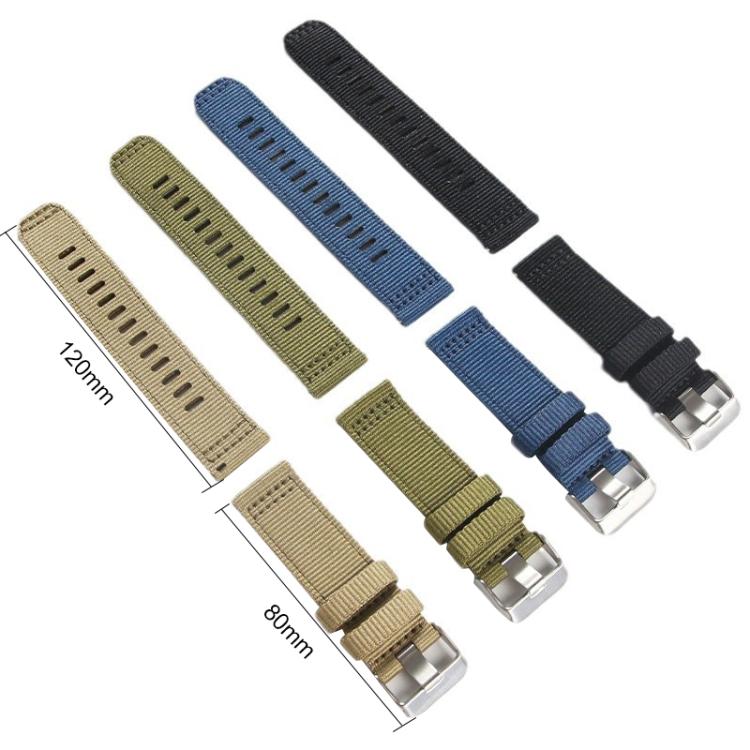 xDfind Two-section Nylon Watch Band, 20mm, 22mm