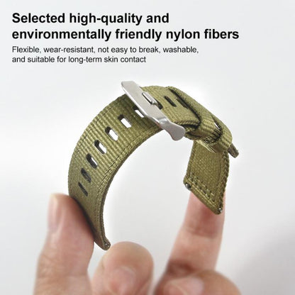 xDfind Two-section Nylon Watch Band, 20mm, 22mm