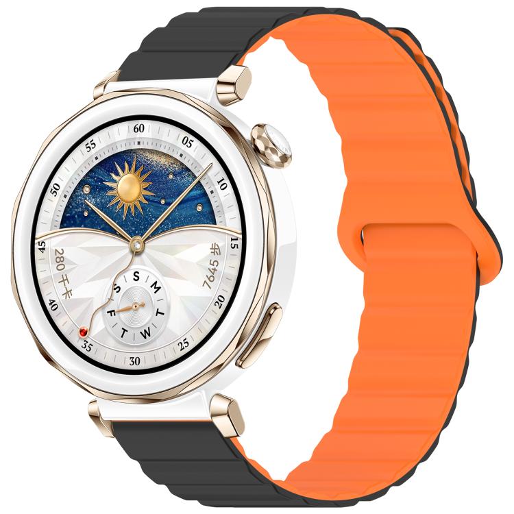 xDfind Loop Magnetic Glossy Silicone Watch Band, 18mm, 20mm, 22mm