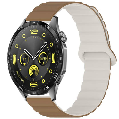 xDfind Loop Magnetic Glossy Silicone Watch Band, 18mm, 20mm, 22mm