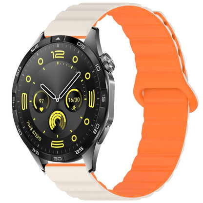 xDfind Loop Magnetic Glossy Silicone Watch Band, 18mm, 20mm, 22mm