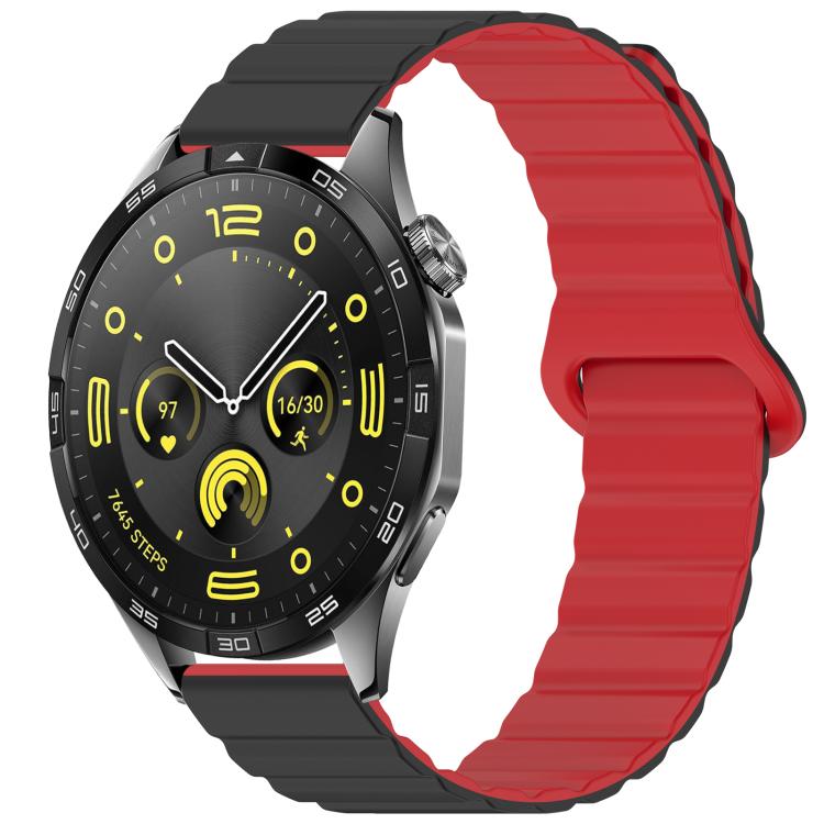 xDfind Loop Magnetic Glossy Silicone Watch Band, 18mm, 20mm, 22mm