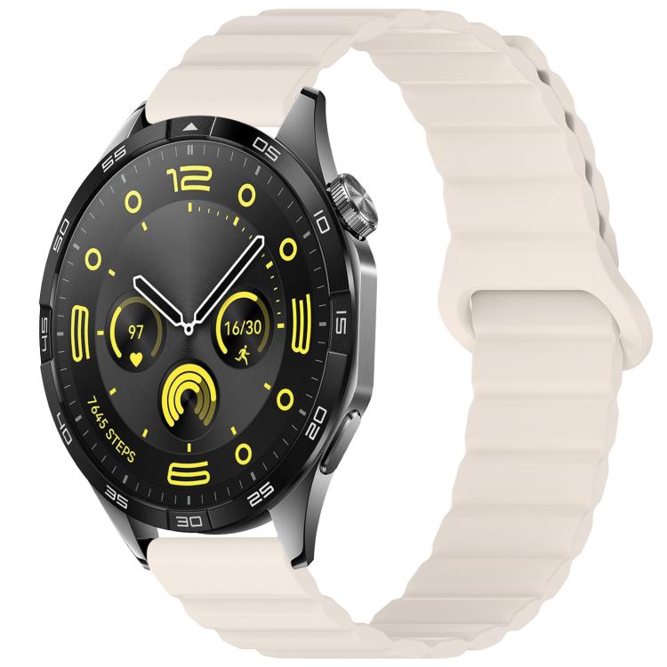 xDfind Loop Magnetic Glossy Silicone Watch Band, 18mm, 20mm, 22mm