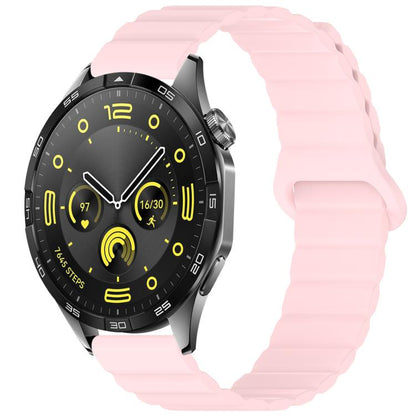 xDfind Loop Magnetic Glossy Silicone Watch Band, 18mm, 20mm, 22mm