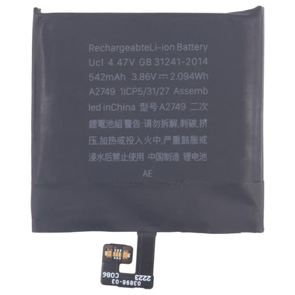 Battery Replacement, For Apple Watch Ultra 2 49mm A2956 564mAh, For Apple Watch Series 9 41mm A2954 282mAh, For Apple Watch Ultra 49mm A2749 542mAh, For Apple Watch Series 7 41mm A2663 284mAh, For Apple Watch Series 6 40mm  A2345 265.9mAh